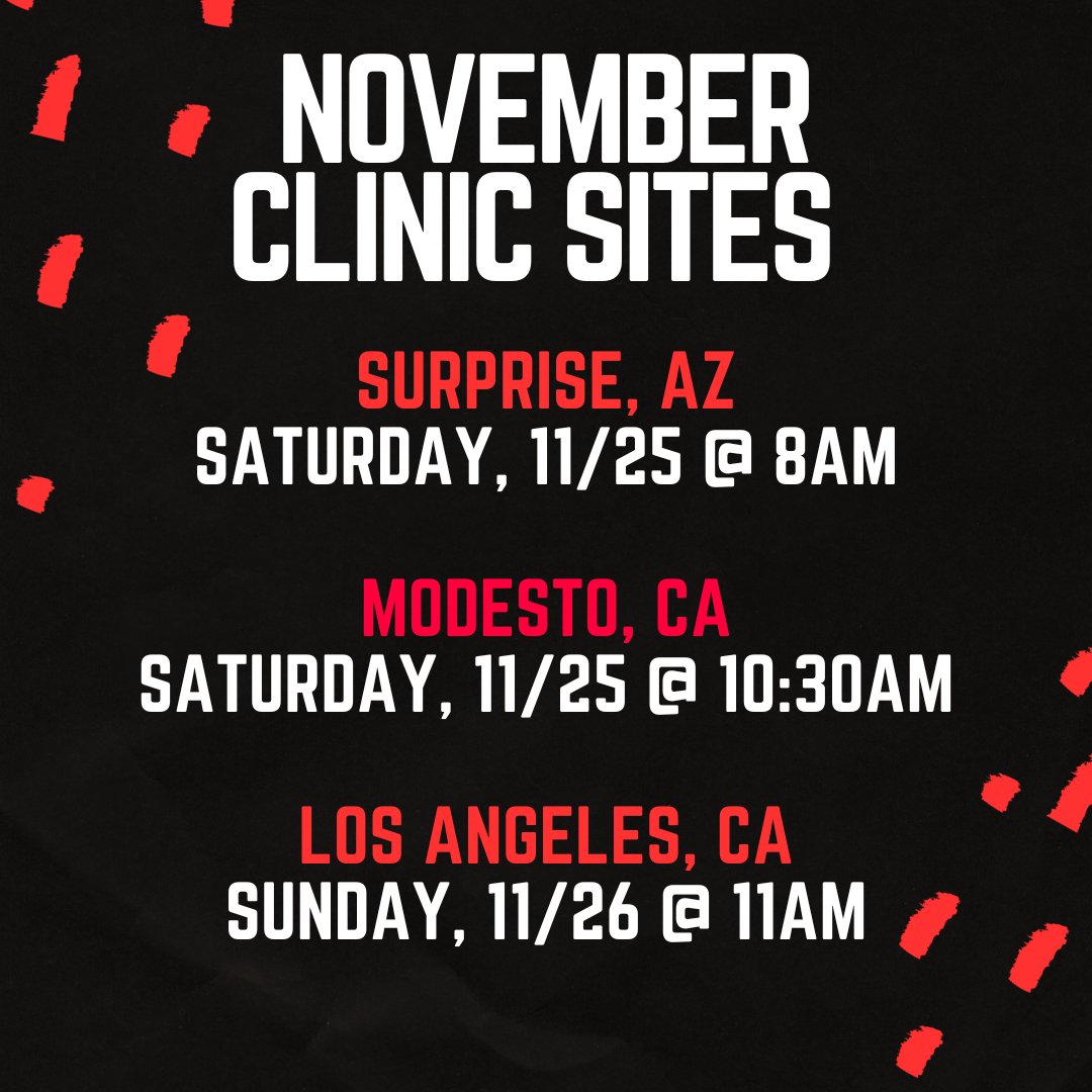 Our community outreach clinics need volunteers like you!

📆 Upcoming November Clinics:
🏥 Surpirse, AZ: November 25 @ 8AM
🏥 Modesto, CA: November 25 @ 10:30AM
🏥 Los Angeles: November 26 @ 11AM

Volunteer: vituitycares.org/contact-us/

#VituityCares