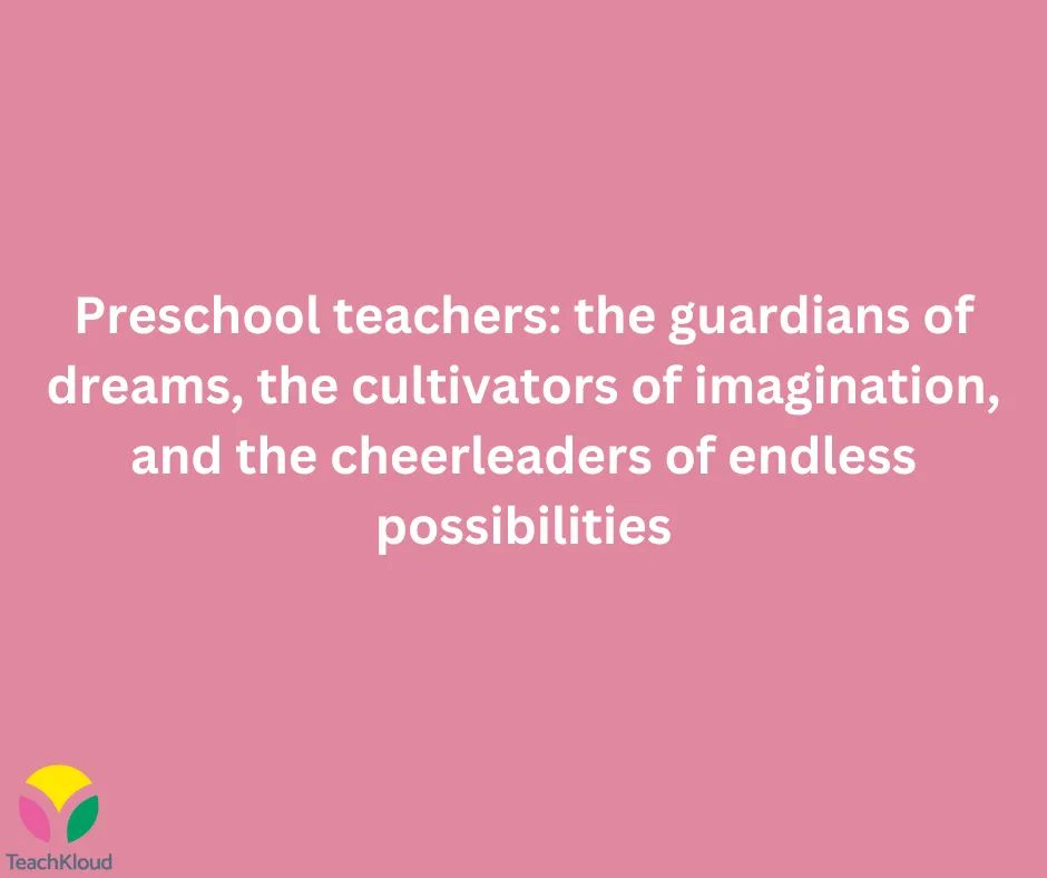 Preschool teachers: the guardians of dreams, the cultivators of imagination, and the cheerleaders of endless possibilities
 
#childcare #preschool #babies #teacher #teaching #galaxy