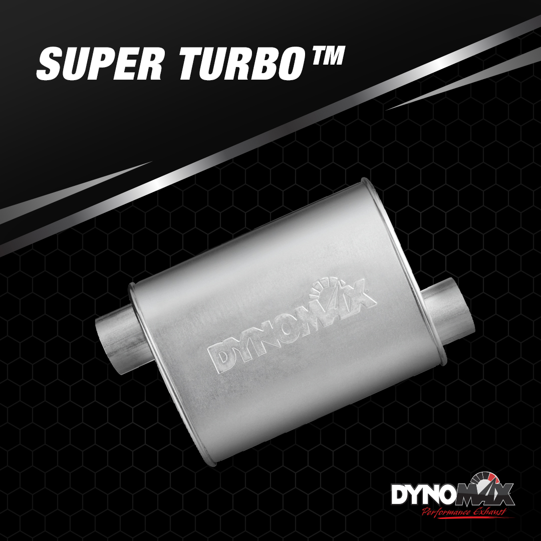 #DynoMax Super Turbo #mufflers are proven to flow up to 700 SCFM while reducing backflow and giving you a mellow performance tone. Learn more: bit.ly/2VKegDL