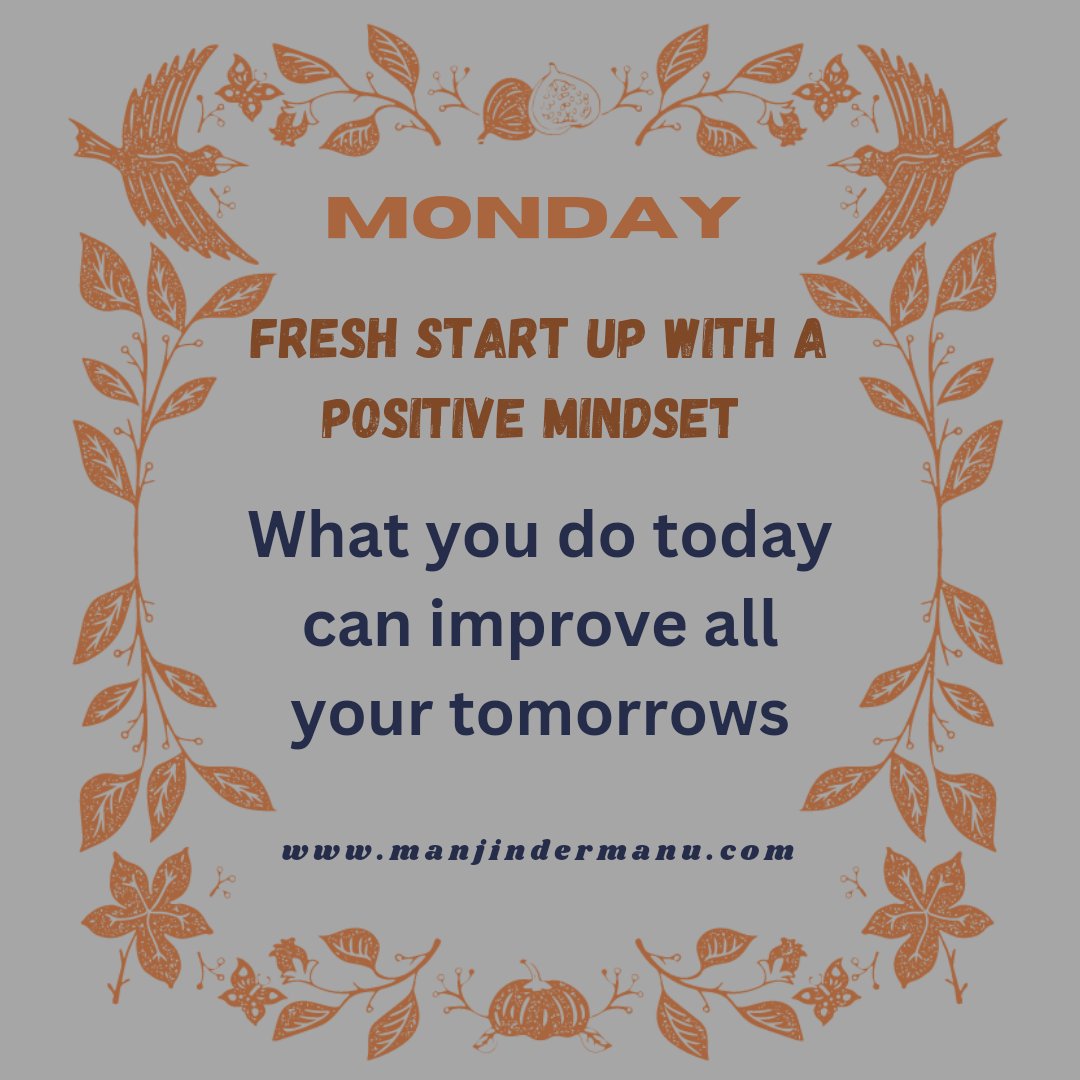 manjindermanu2's tweet image. Success is to wake up each morning and consciously decide that today will be the best day of your life.

 #manjindermanu #SuccessTogether #PersonalGrowth #pageforyou #NeverStopLearning #PositivityMatters #viralpost #believeinyourselfchallenge #Motivation #LifeChallenges