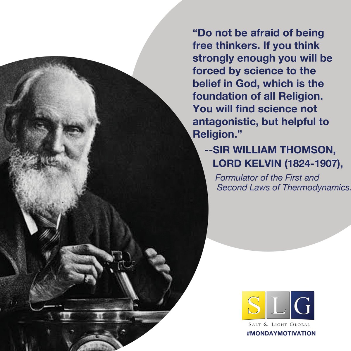 SaltLightGlobal's tweet image. Love the Lord with your mind, and it will strengthen your faith!

#ThinkDeep #mondaymotivation #freethinkers #scienceandfaith
#biblicalworldview