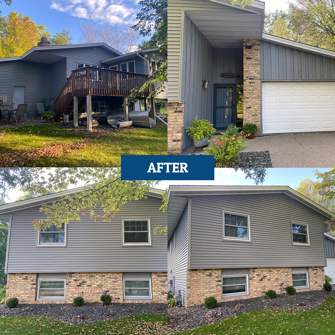 LightningRestMN's tweet photo. Apple Valley has a new kid in town. Well, sort of! 

This home got some new @Norandex vinyl siding put on, making it look like a whole new house! What do you think? https://t.co/hoIUgq1EOo