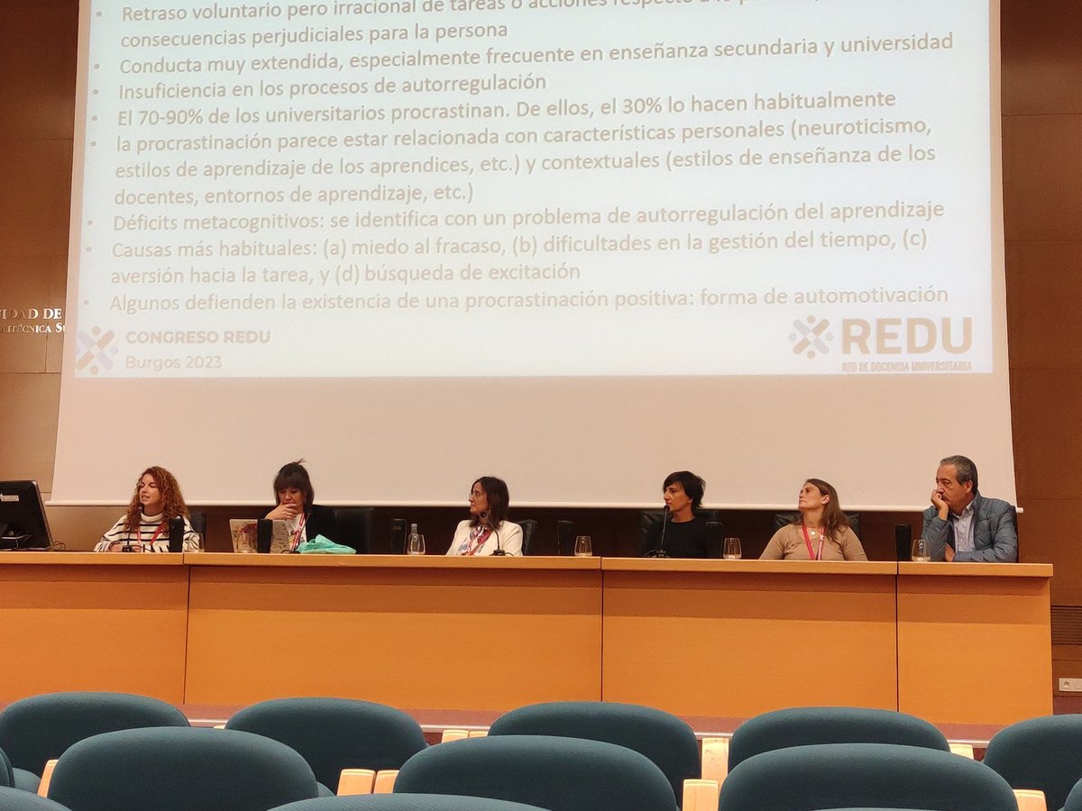 Red_REDU's tweet image. Segunda sesión de comunicaciones del Congreso REDU.
Muy interesantes!🧐
- Paula Molinero (@UVa_es)
- María Sancho (@UPV)
- Alicia Martínez (@UBUEstudiantes)
- Susana Romero (@deusto)
- Daniel Ríos (@usach)
#CongresoREDUBurgos #REDU2023 #DocenciaUniversitaria #InvestigarLaDocencia