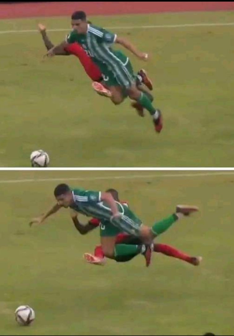 AwassiSami's tweet image. عرقلة يوسف عطال تصنع الحدث في وسائل الإعلام الأجنبية، فقط في إفريقيا لا يطرد بالبطاقة الحمراء، و بعدها يحوسوا على الأداء، في إفريقيا يجب حصد النقاط و فقط، أما حكاية الأداء فتقال عندما تتوفر الظروف المناسبة لممارسة كرة القدم، أرضية جيدة، تحكيم عادل.