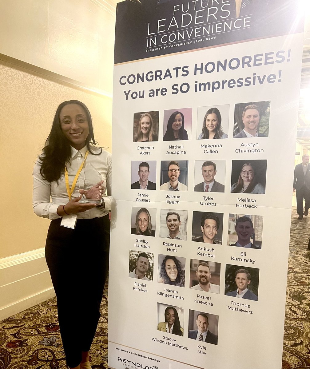 ImperialTrNOLA's tweet photo. Congratulations to Marketing Manager, Stacey Matthews on receiving her "Future Leaders in Convenience" Award last week! Stacey is a huge asset to Imperial and we are so grateful to have her a part of the team for the past 10 years! 
#OurPeople #Cstore #BringIt #Excellence https://t.co/eJCLUyNMfe