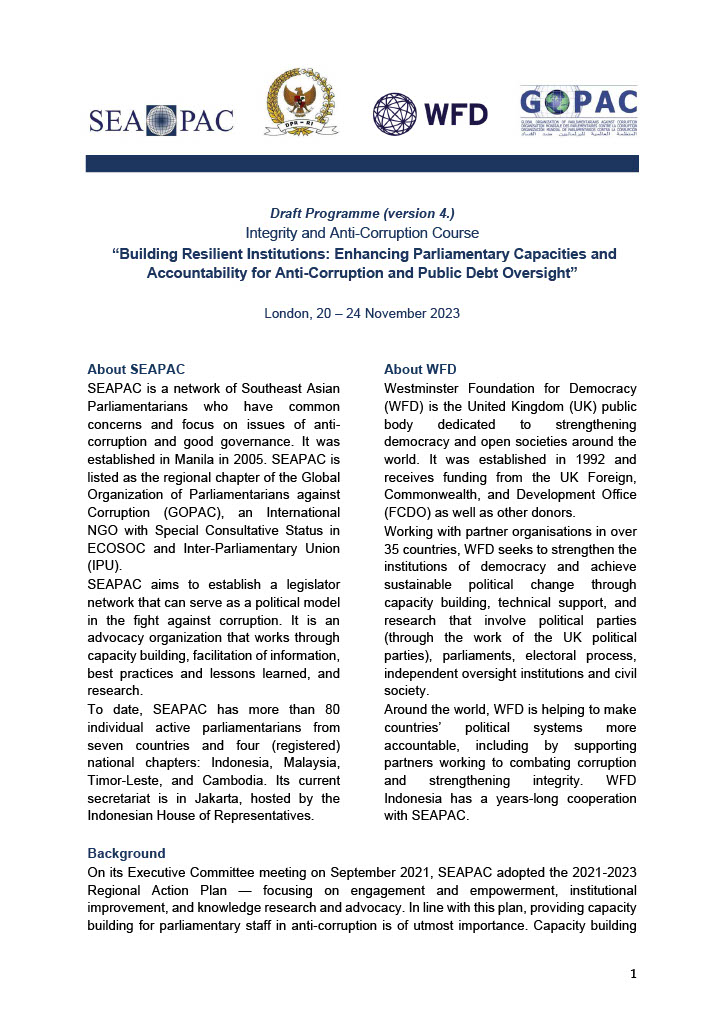 منظمة برلمانيون عرب ضد الفساد tweet media