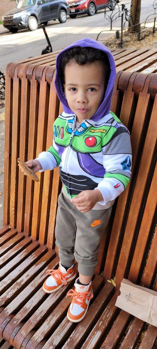 Have reached the point in his life where he dresses himself