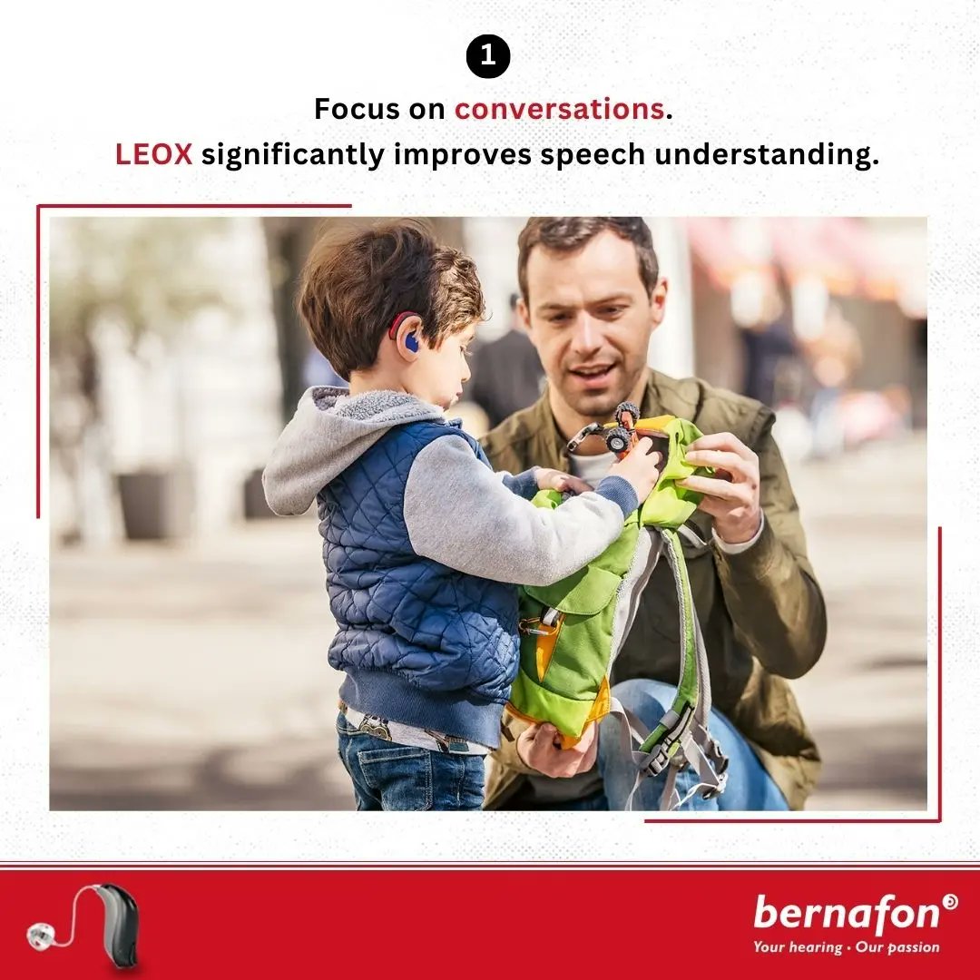 BernafonI's tweet photo. Bernafon developed the Leox to help the severe to profoundly deaf thrive in social situations again. 
Whilst it is not possible to regain normal hearing, these hearing aids will get as close as possible. 

#bernafonleox #leox #profoundhearingloss #hearingloss #hearringaid https://t.co/oyPHmmNSGX