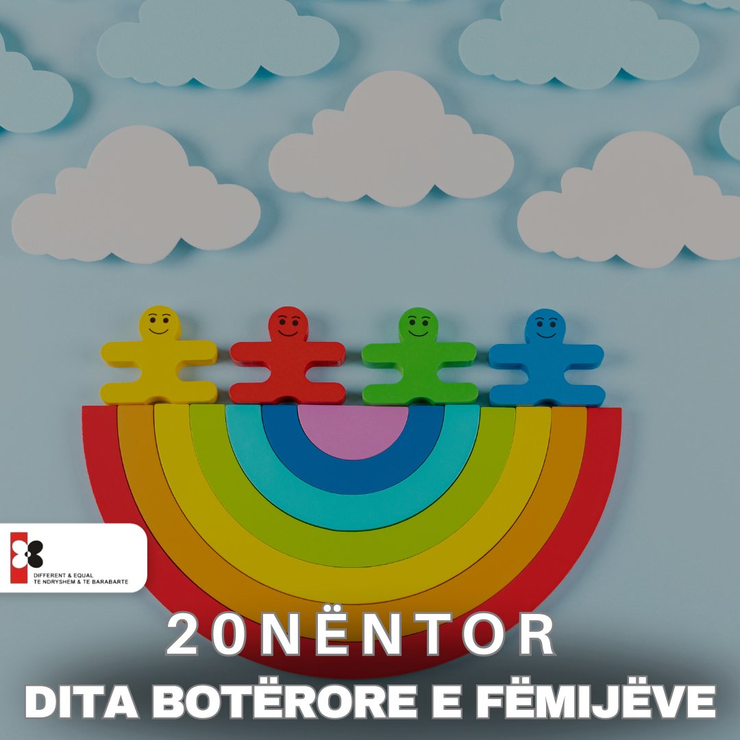 DifferentEqual2's tweet photo. 20 Nëntor - Dita Ndërkombëtare e Fëmijëve synon të promovojë mirëqenien e fëmijëve kudo, të parandalojë çdo formë dhune apo abuzimi ndaj tyre, si dhe të inkurajojë mirëkuptimin ndërmjet fëmijëve në gjithë botën. https://t.co/7ARRR8Kyn5