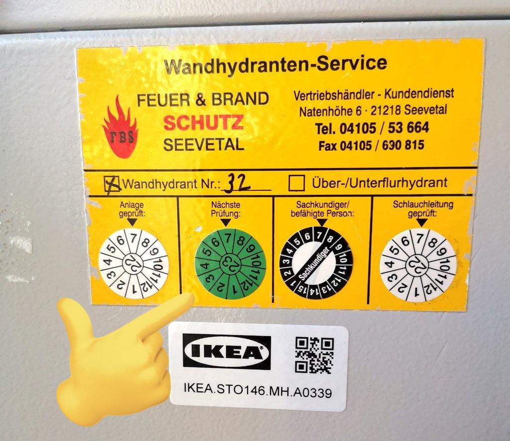 Hey <a href="/IKEA/">IKEA</a> in Hamburg Schnelsen, hier müsst ihr ggf aktiv werden. 🚒