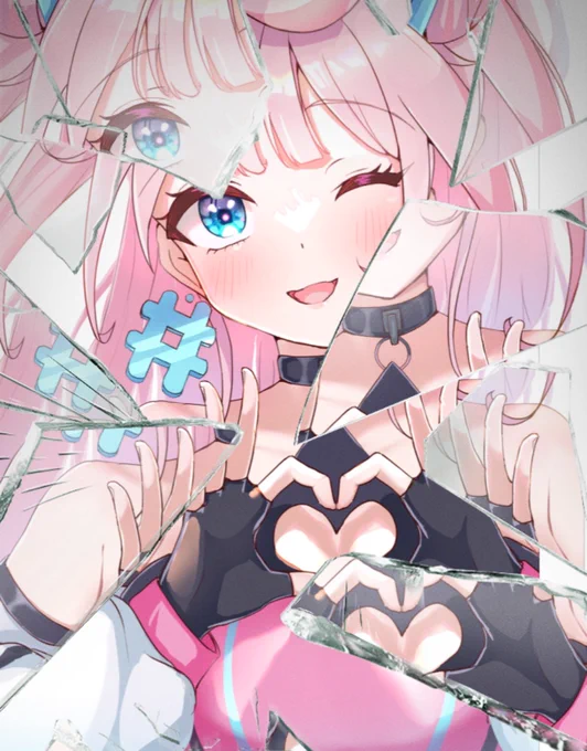 ガラスエフェクトらぶちゃ 
