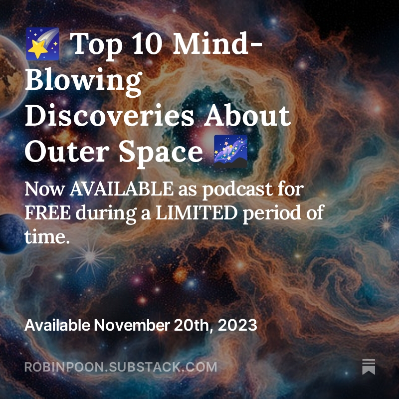 robinpoon10's tweet photo. @lisamariehaden WitWorks Wonders in Cosmic Revelations 🌠✨

#CosmicWit #MindBlowingSpace #Humor #History #WitWorks

Now available as a podcast 🎙️ exclusively on:
https://t.co/Uc7P7UuP5b https://t.co/gj54ugnH2O