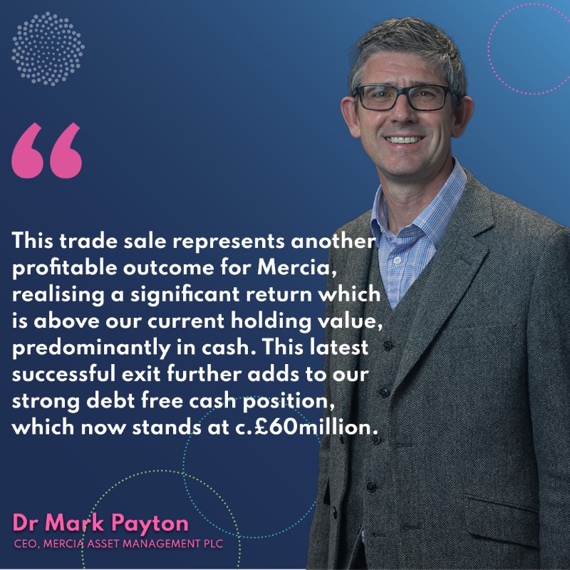 Mercia_PLC's tweet photo. 🎮 Mercia is pleased to announce the profitable sale of @nDreams to Aonic for an enterprise value of £90.3million.

More ⏬

#Exit #Realisation #VR #VirtualReality #Profitable #Investment #Gaming #GamingDeveloper