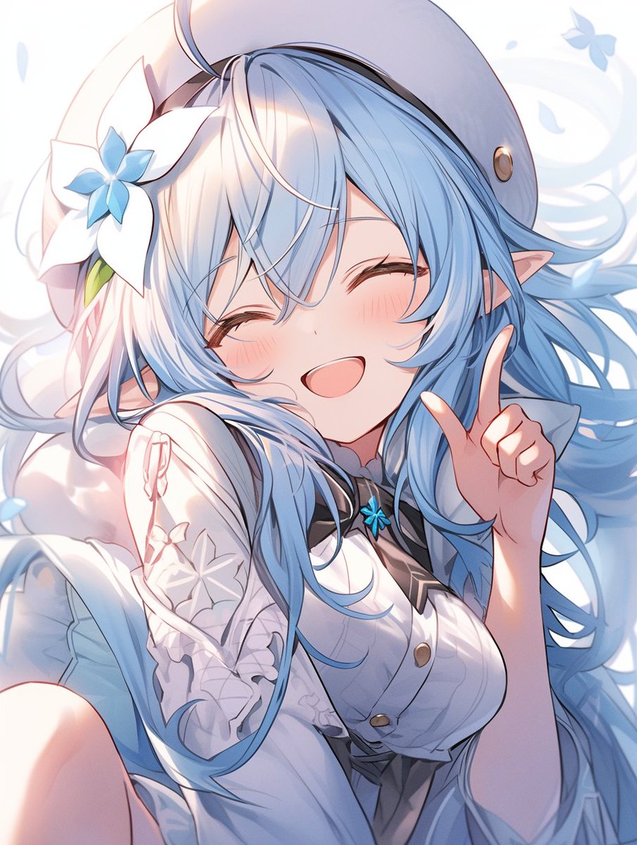 雪花ラミィ 「雪花 #LamyArt」|藤原ひまわり🌻 Himaのイラスト