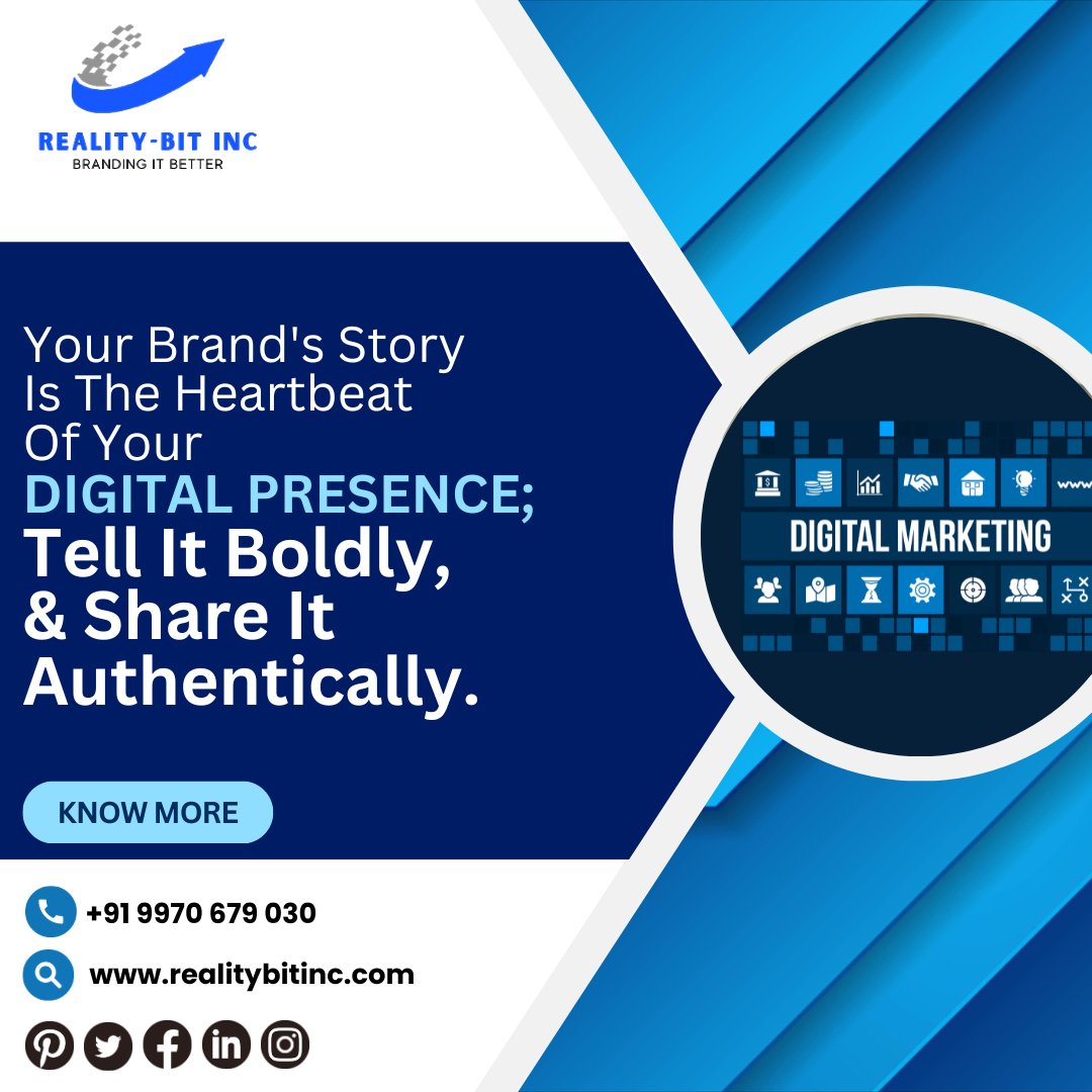 RealityBitInc1's tweet image. Craft your brand&apos;s narrative with boldness and authenticity. In the digital realm, your story is the heartbeat, resonating with audiences.
.
#RealityBitInc #DigitalNarrative #AuthenticStorytelling #BrandJourney #BoldBranding #DigitalHeartbeat #StorytellingMagic #BrandChronicles