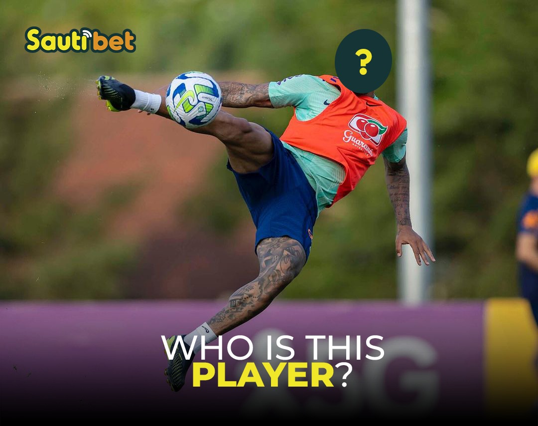 Sautibet's tweet photo. ⚽ Can you guess this mystery player 🤔 Comment your answer below 👇💪
 🚀 Click the link to register now. 📲 
https://t.co/JYyzzj6Ntm
#BetNaSauti
#FormNiSautiBet https://t.co/wwRaiJKh8m
