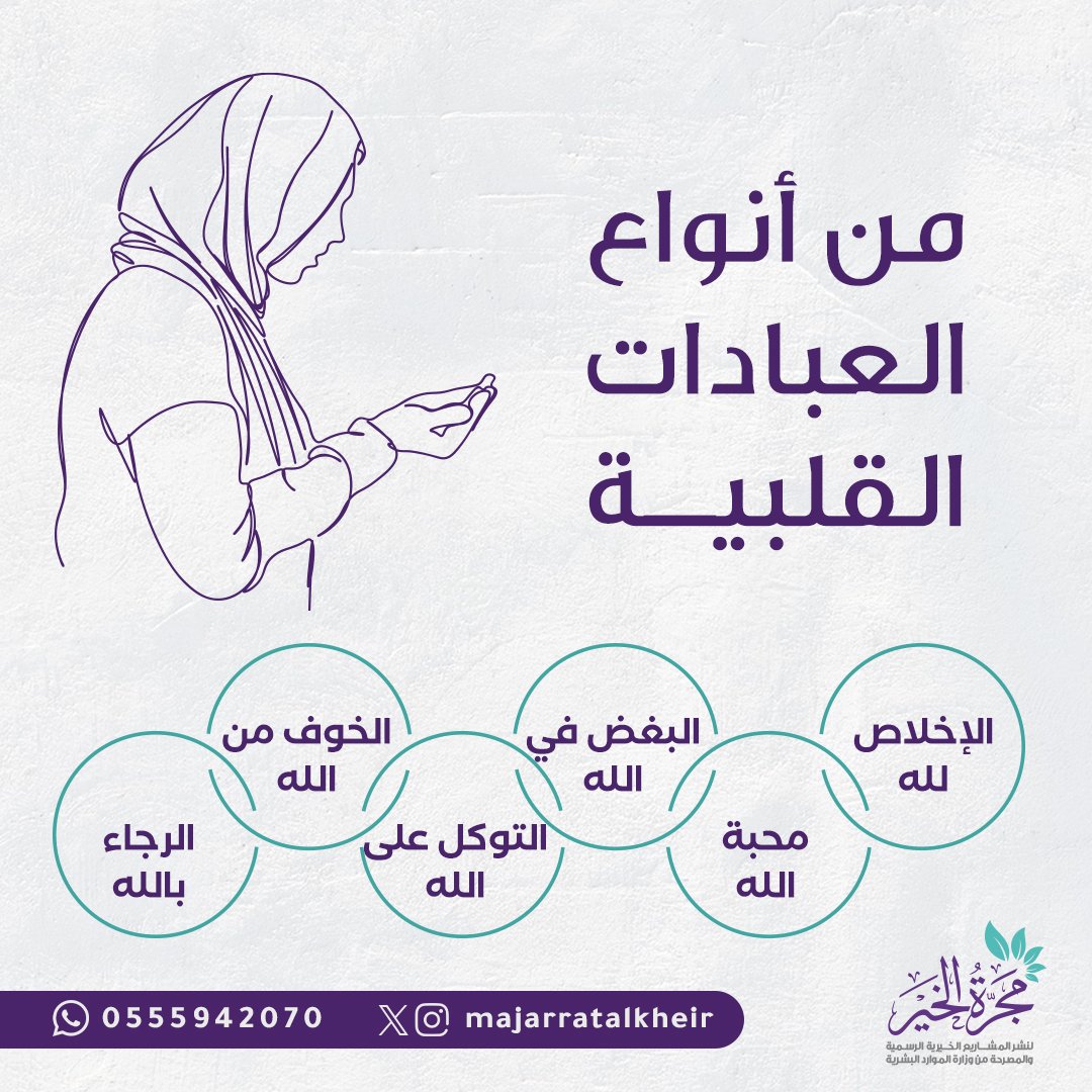 قال رسول الله ﷺ: (إِنَّ اللهَ تعالى لَا ينظرُ إلى صُوَرِكُمْ وَأمْوالِكُمْ ، ولكنْ إِنَّما ينظرُ إلى قلوبِكم وأعمالِكم) - صحيح الجامع

#مجرة_الخير 
#العبادة