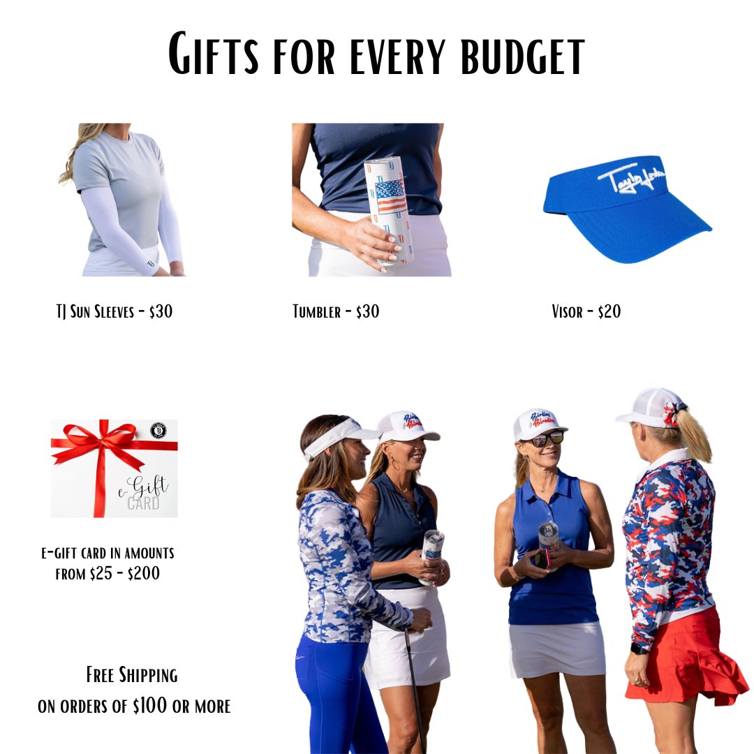 Let the Holiday Shopping begin! 🛍️ We've got something for every VIP on your list and in every budget. 📝 
#TaylorJordanUSA #TJGolf #TJSport #golfapparel #sportsapparel #athleisure #holidaygifts #giftsforwomen #giftsformen