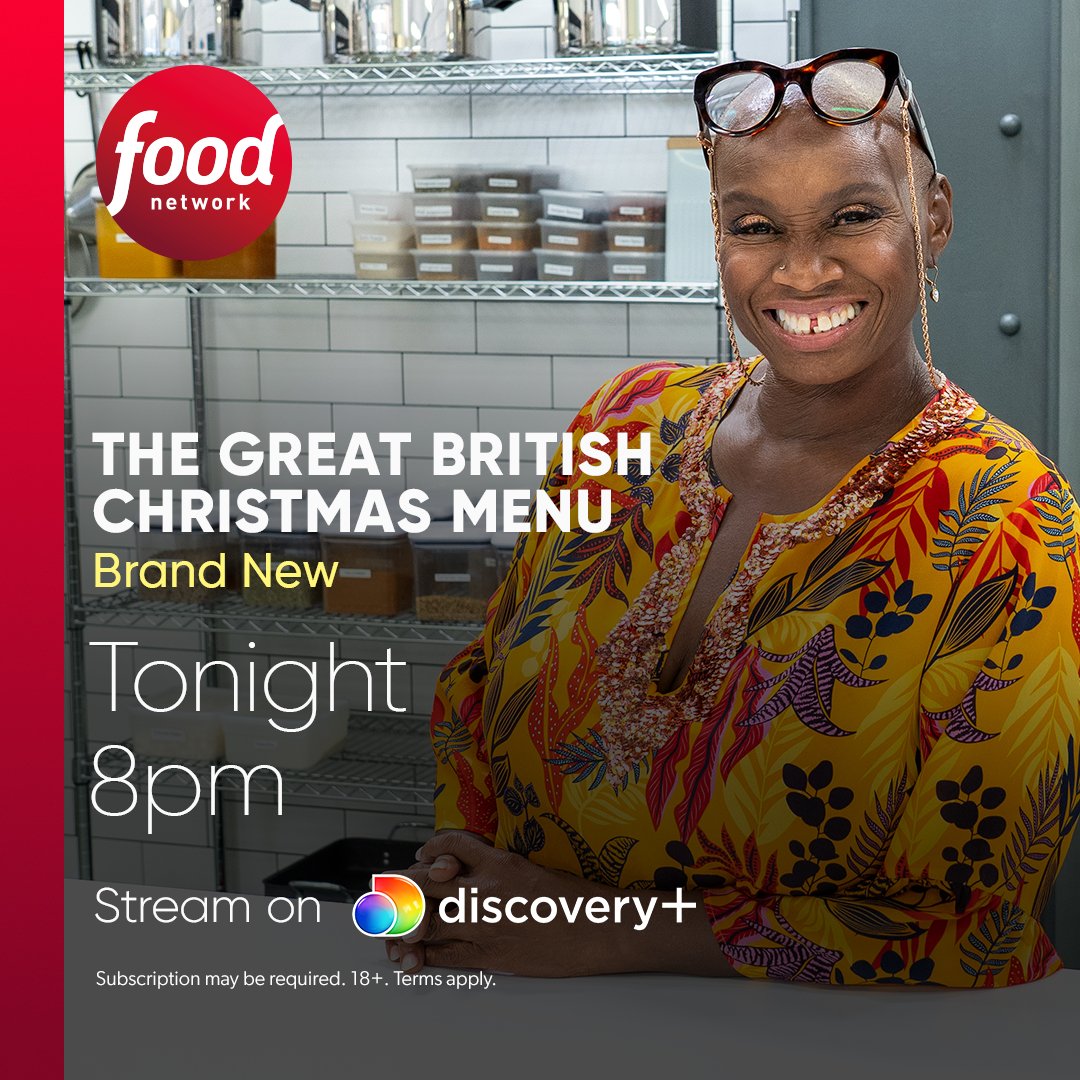 It's time for Britain's top chefs to cook up delicious Christmas creations for COVID heroes 👨‍🍳 #TheGreatBritishChristmasMenu begins tonight at 8pm on Food Network 🎄