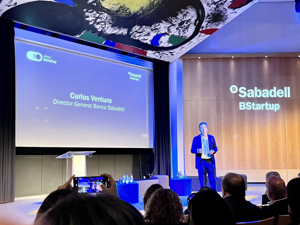 Felicidades <a href="/BStartup/">BStartup</a> 10 años. #startups #impact <a href="/BancoSabadell/">Banco Sabadell</a>