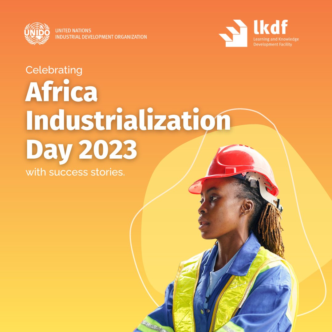 Celebrating Africa Industrialization Day! 🌍 Click here to read how @UNIDO's LKDF empowers individuals with industrial skills to contribute to the long-term success of emerging economies: lkdfacility.org/projects/youth… #AfricaIndustrializationDay