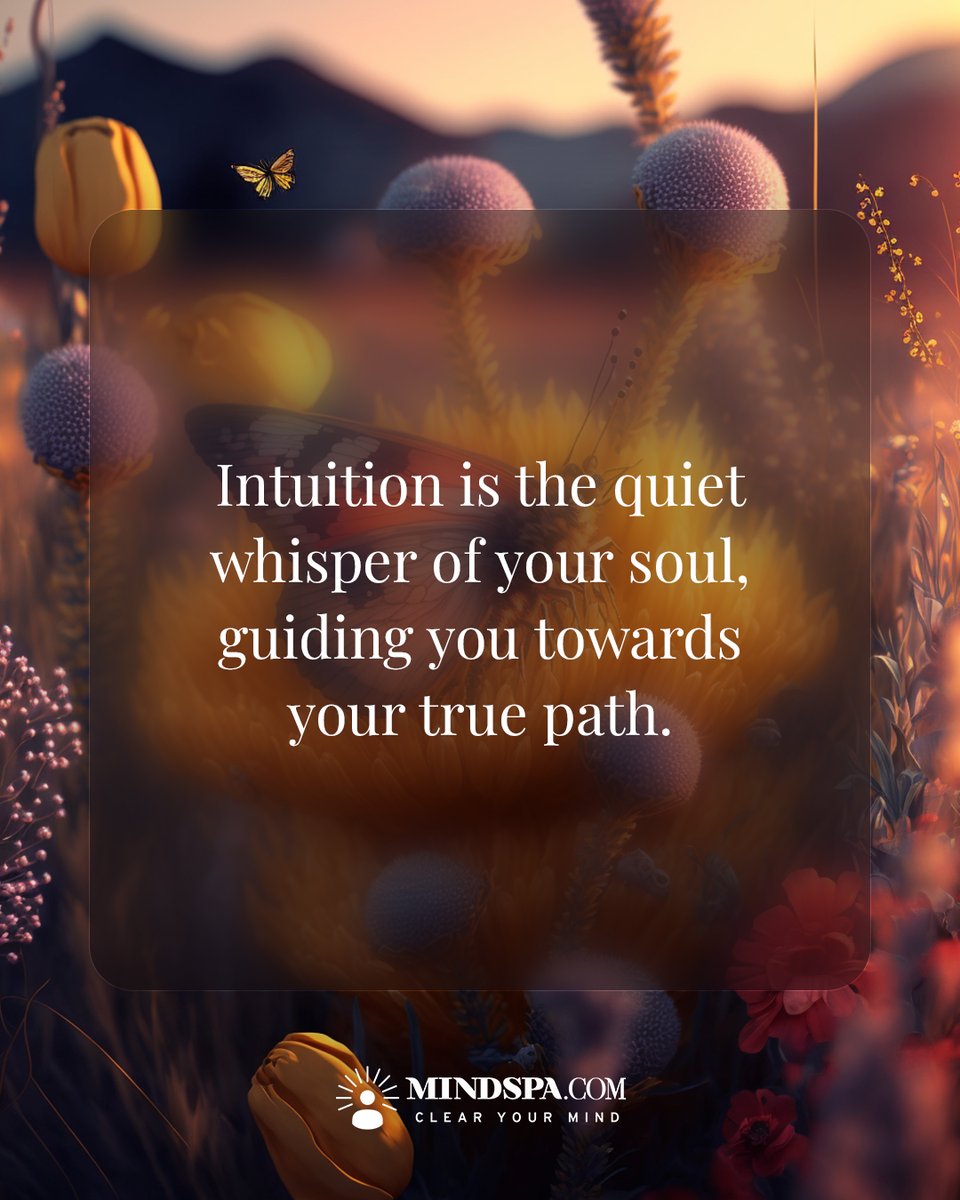 MindSpaApp's tweet image. Dive into the profound realm of intuition, where the currents of desire naturally converge.🔮 Embrace the inner compass that guides you, unlocking transformative possibilities you never thought possible.  🌌😊
👉 bit.ly/MindSpa_com
#Mindspa #audiotechnology #guidedmeditation