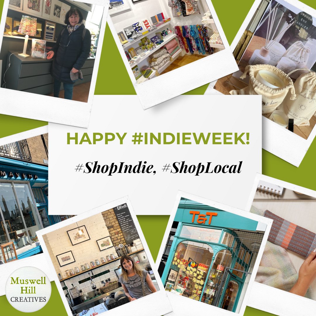 Happy #IndieWeek! The @Justacard1 campaign champions the importance of buying from artists, & independent shops during the crucial Christmas period. In our latest blog we celebrate all the wonderful retailers who stock work by members of #N10Creatives muswellhillcreatives.com/blog/celebrati…