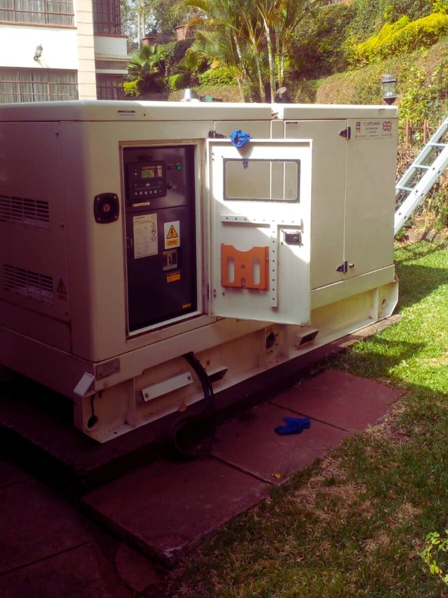 YorPower's tweet photo. A 100kVA YorPower generator was supplied and installed at a Villa Complex in Nairobi!

More great work from our team in Kenya 👏

#UPS #Generators https://t.co/C4z771ovUR