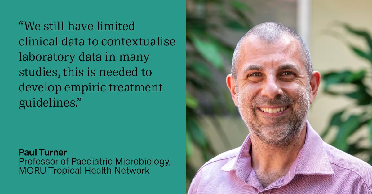 🦠Unlocking AMR’s mystery? Connecting bug & patient data appeared on many expert’s wishlists! @PaulTurnerMicro leads @ACORN_AMR's fight against drug-resistant infections. Peak the quote card for his wish list. Learn more about the ACORN study here👇 bit.ly/49JYqdz