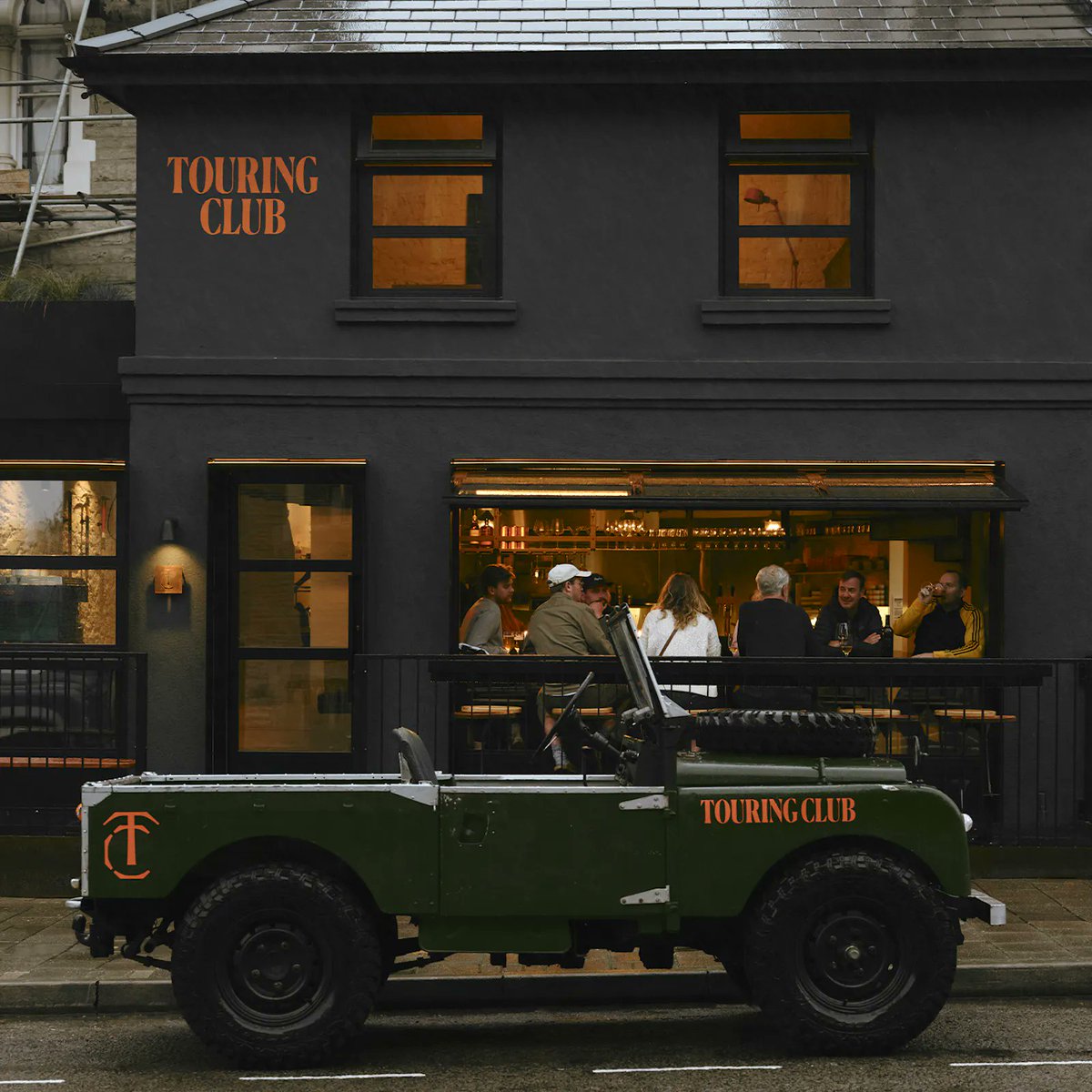Brand Identity &amp; Interior Design for The Touring Club.
Our brief – to conceive a spirited and contemporary Welsh bar inspired by our travels. An aligned vision for interiors, brand identity, food &amp; drink, vehicle livery, cookware was all part of the task. Full case study soon.