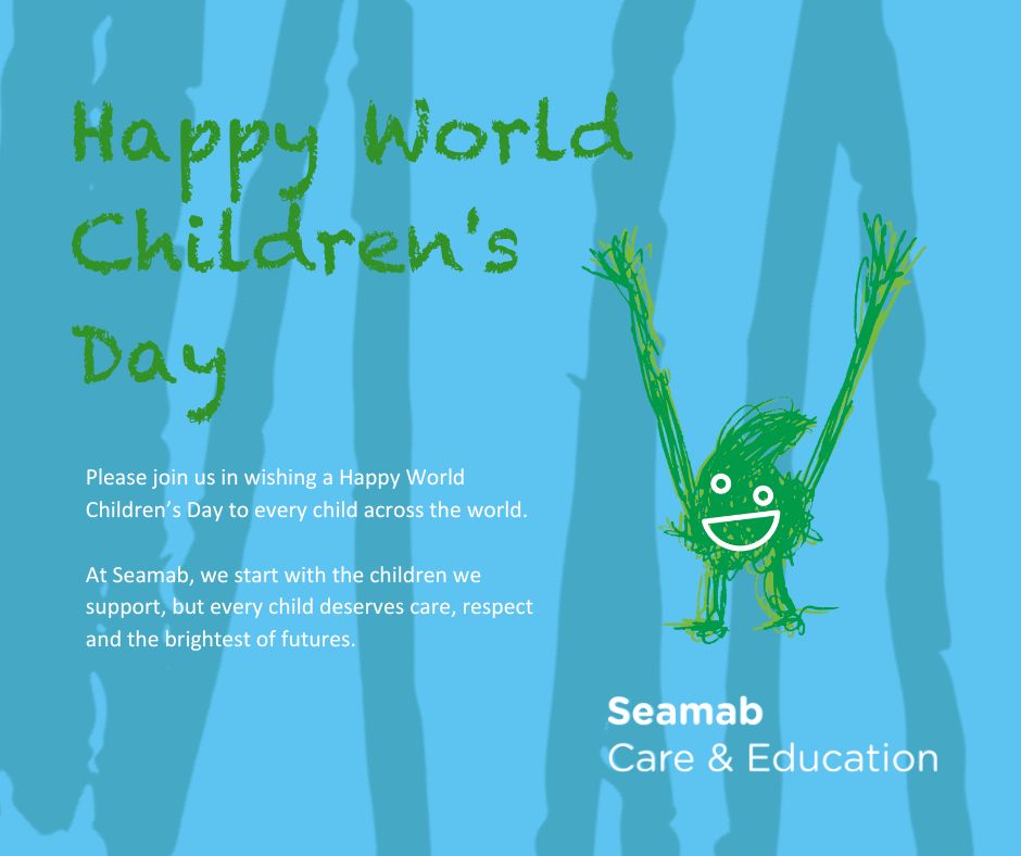 Happy World Children's Day 2023. #WorldChildrensDay #SeamabCares #SeamabEducates #ChildrensRights #EmpowerEveryChild