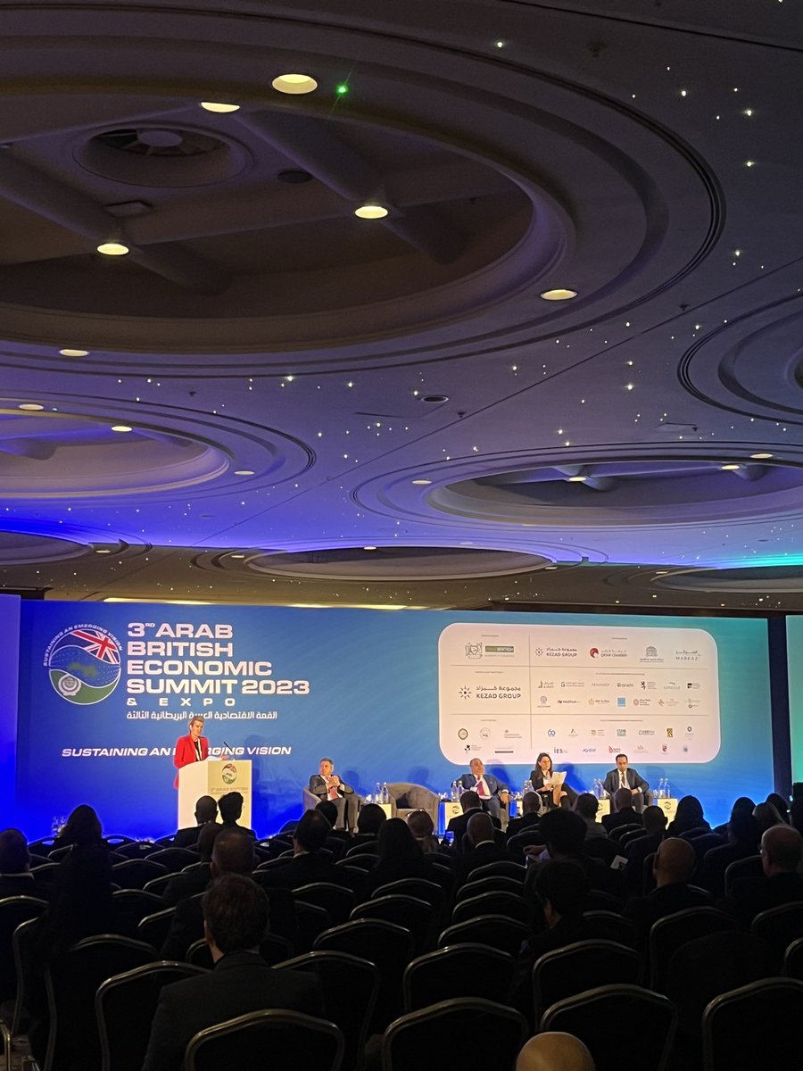 Shevaun Haviland, Director General of the <a href="/britishchambers/">BCC</a>, speaking in Session 2: The Evolution of Banking, Finance and Insurance at #ABES2023