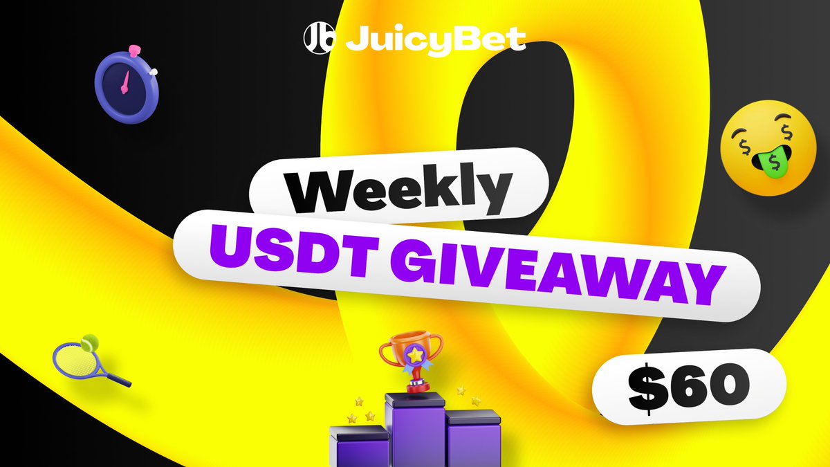 YourJuicyBets's tweet photo. 💸 Weekly giveaway $60 for 3 winners! #giveaway 💸

1️⃣ Follow @YourJuicyBets

2️⃣ Like &amp; Retweet this tweet

The #raffle ends on Friday, November 24!

#crypto #contest #NFTCommunity #gamblin https://t.co/Cap64usPXD