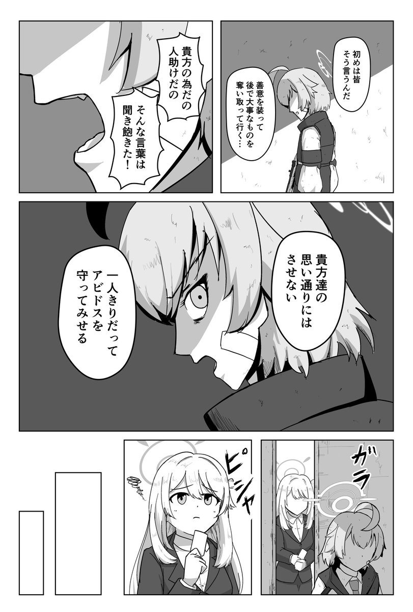 荒れてる過去ホシノとノノミの話を描いてる 