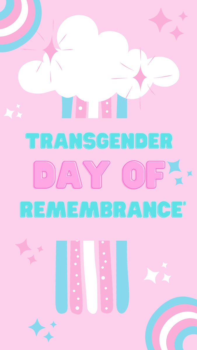 today is Transgender day of Remembrance - and we want to show our support to our trans siblings. Over the last few years the trans community has been subject to a lot of abuse and hate online (and offline) - simply for being who they are. People should be free to be themselves