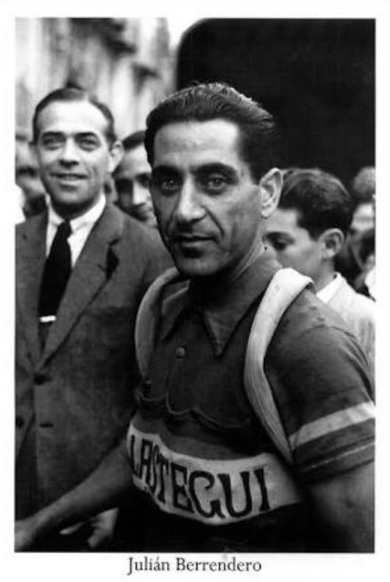 twocGAME's tweet photo. The first Spanish great, Julian Berrendero, won the mountains classification of the 1936 Tour de France, 1940 & 1941 Vuelta a Espana & the mountains classification in 1942, National road championship in 1942 & 1944, National cyclo cross championship 1942 & 1944. #spanishweek https://t.co/NGHXiSYHyo
