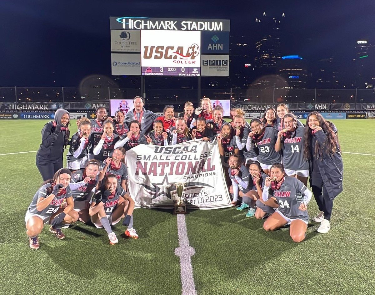 ShawBears's tweet photo. Lady Bears Win USCAA Small College National Championship In Women's Soccer!
#WhateverItTakes #PlayForAC #ShawU
Click Below For Story:
https://t.co/T2LHGwpLbw https://t.co/TQOW0iiEmZ