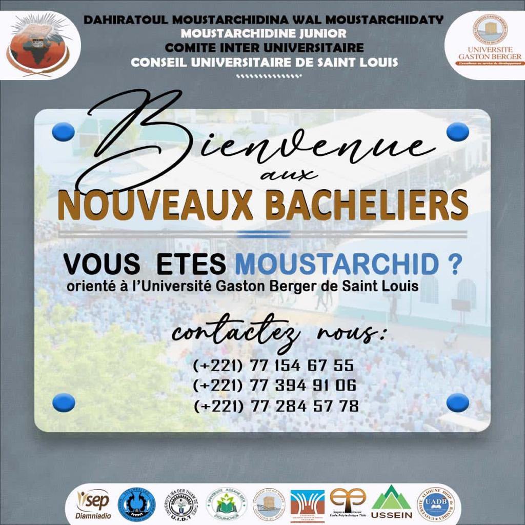 KeparG's tweet photo. Chers nouveaux bacheliers Moustarchids ! 🎓 Félicitations pour cette nouvelle étape. Pour toutes vos questions et informations sur votre orientation universitaire, n'hésitez pas à contacter nos numéros dédiés pour chaque université
👇🏾 https://t.co/Wrfad6Hi36