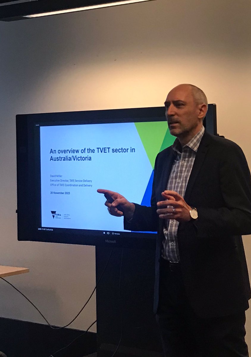 extensionedu's tweet photo. Day 1 Improving the Digital Readiness and Resilience of TVET Systems in ASEAN" Short Course.
Introduction 

An overview of TVET Sector in Victoria
 #Aus4ASEAN #ShortCourse #ASEAN  #DigitalReadiness #AustraliaAwards https://t.co/41n1eyD96S