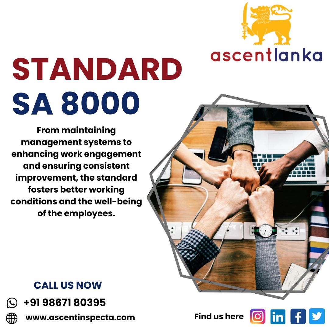 AscentLanka's tweet photo. SA 8000  #ascent #ascentinspecta #ascentlanka #AscentLanka #ascentmaldives #iso28000 #iso22000 #framar #framework #businessowner #business #businessgrowth #iso8000 #halal #sasocertification #iso9001 #HACCP #occupationalsafety #iso18001 #sqf #infornationtechnology #internalaudi https://t.co/PoLwM3K8J8