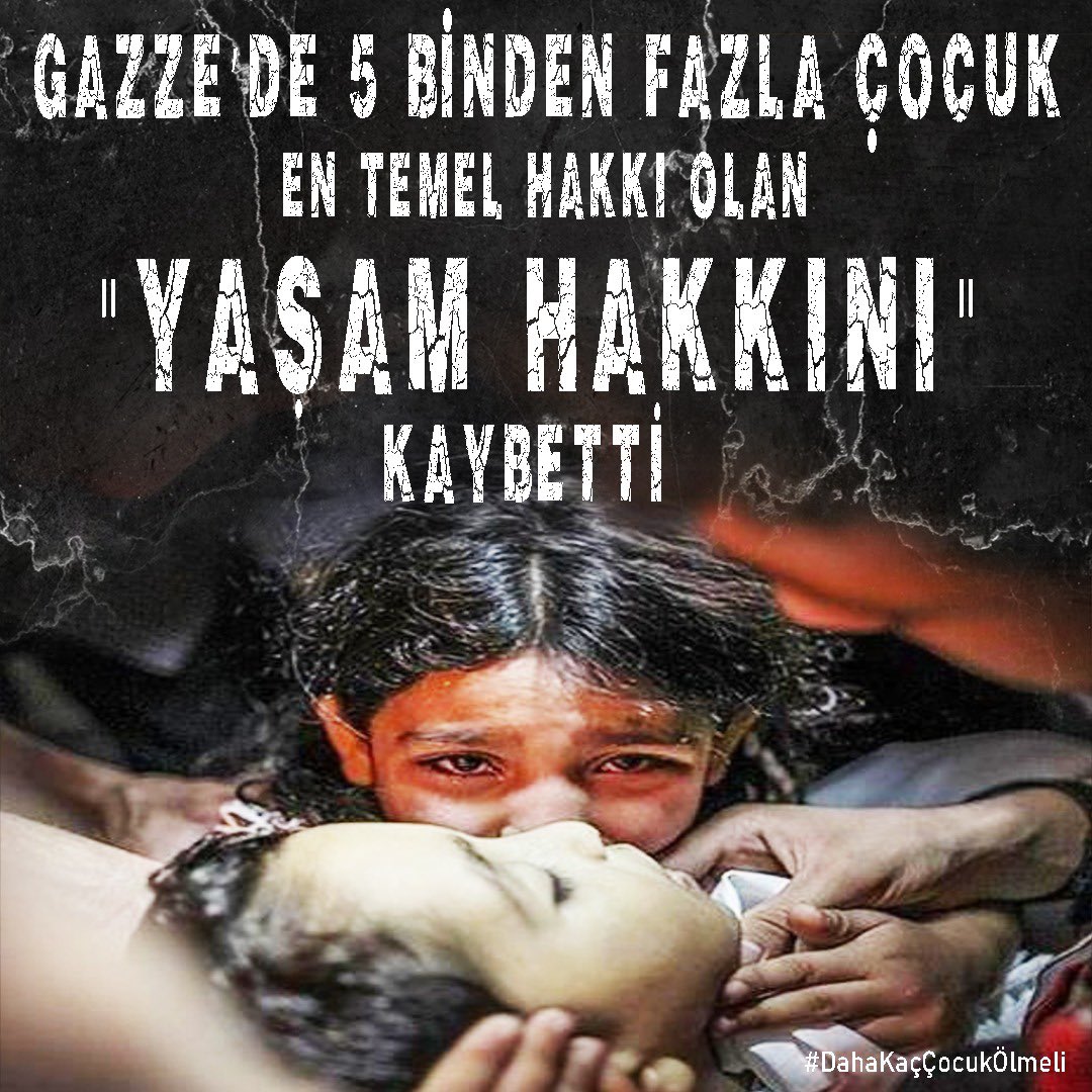 akkadinkocaeli's tweet photo. İsrail yöneticileri, Filistin halkına karşı uyguladıkları katliamlarla tarihin kara sayfalarına girmiştir.

Dileğimiz hiçbir çocuğun yaşamını yitirmediği bir dünya.

Rabbim tüm mazlumların yardımcısı olsun. 🇹🇷🇵🇸

#DahaKaçÇocukÖlmeli
#DünyaÇocukHaklarıGünü https://t.co/msiH6Wk2hd
