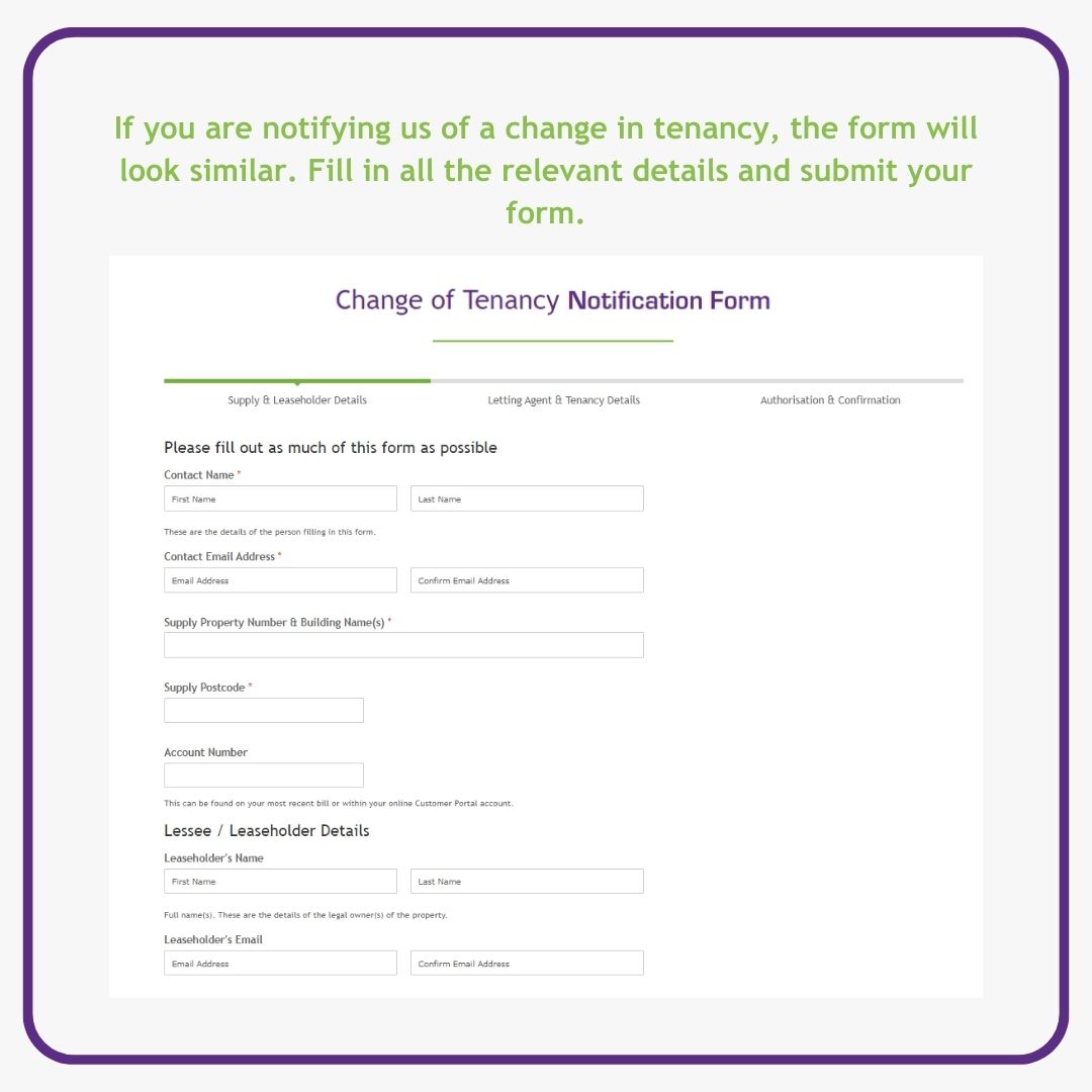 Moving in or out of your property? To simplify the moving process, we have easily accessible forms available on our Residents Hub. You can notify us of any changes so our records are always up-to-date. #utilities #utilityindustry #customerexperience