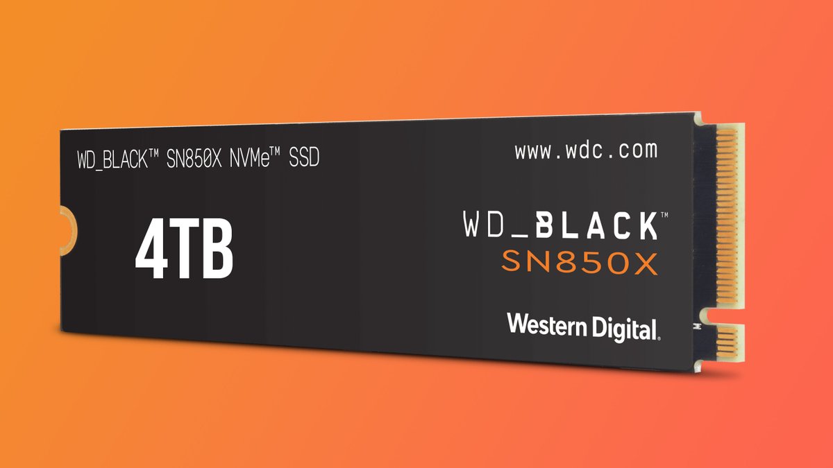 🇬🇧⚡Lightning deal alert: The WD Black SN850x 4TB PCIe 4.0 SSD has dropped from £310 to £220 at Amazon UK, an insanely good price for a PC/PS5-compatible SSD of this size. amazon.co.uk/WD_BLACK-SN850… #affilatelink #deal