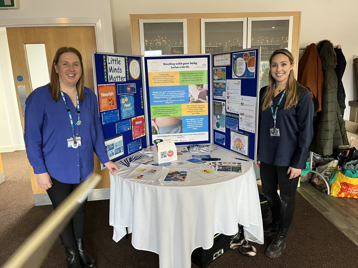 Families in Bradford can get extra support from the Little Minds Matter team @LMM_BDCFT of psychology, health visiting, social work and others in the team. For 0-2 year olds @ActAsOneBDC Thanks Hayley and @LorraineIngra19 for telling me all about it @BetterStartBfd @WYpartnership