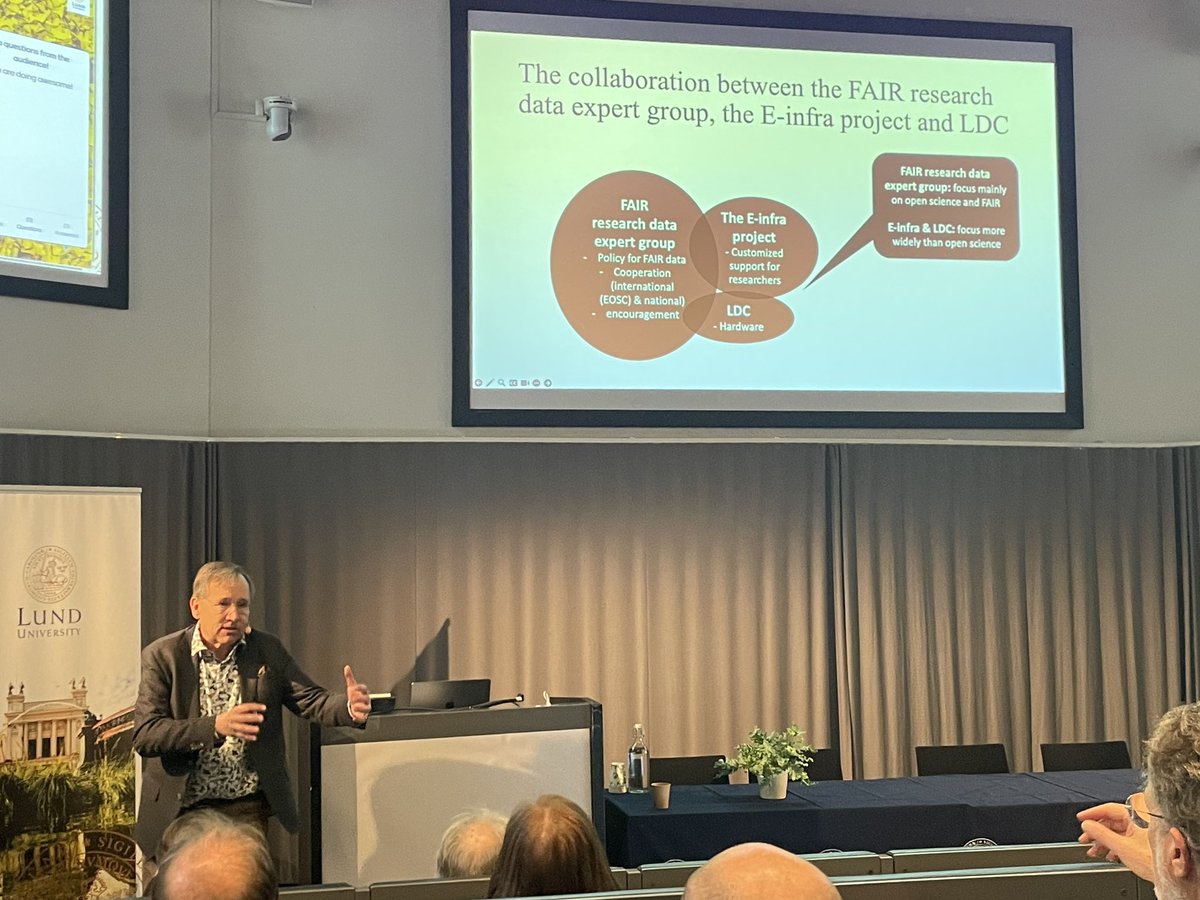Johan Nilsson (@_jni_) on Twitter photo .<a href="/PMickwitz/">Per Mickwitz</a> presents how <a href="/lunduniversity/">Lund University</a> will meet the needs of #openscience. Will be interesting to see how existing external infrastructure will be linked. We shouldn’t reinvent the wheel… .<a href="/PMickwitz/">Per Mickwitz</a> presents how <a href="/lunduniversity/">Lund University</a> will meet the needs of #openscience. Will be interesting to see how existing external infrastructure will be linked. We shouldn’t reinvent the wheel…