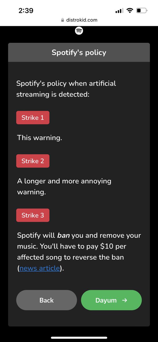 Royalties via DK (we are not @distrokid) tweet media