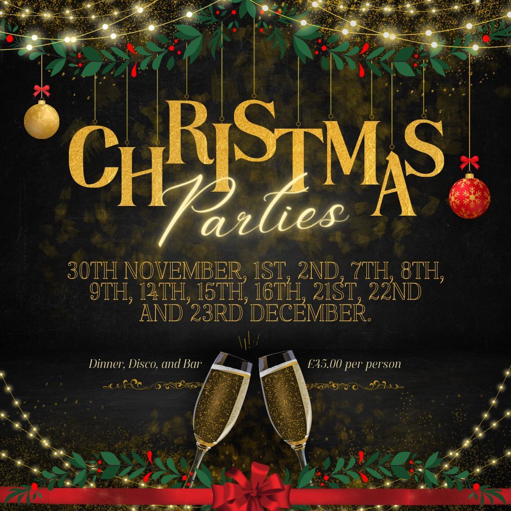 Join us for Christmas Parties this November and December! 🥂

Find out more and book your spots today ➡️ chequershotelnewbury.co.uk/xmas/