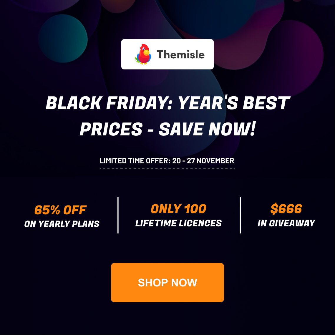 ThemeIsle's tweet photo. π Short and sweet: The deals are live!
Head over to https://t.co/aHvsJJ3J4X to snag your faves before they're gone.
Limited stock, unlimited potential!
π Need help? Drop a comment.
π Share the love with your WordPress circle!
#Themeisle #BlackFriday #wordpressdeals https://t.co/w2eSdKCO4e