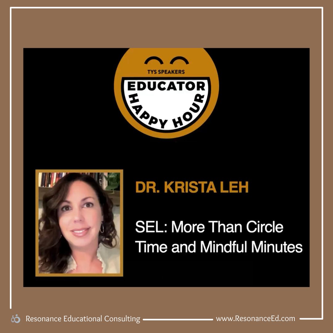 Hosts @chasemielke and @_MingShelby_ do a deep dive into SEL with Dr. Krista Leh. Find it on your favorite podcast platform! #SEL #edpodcast #socialemotionallearning #educatorhappyhour