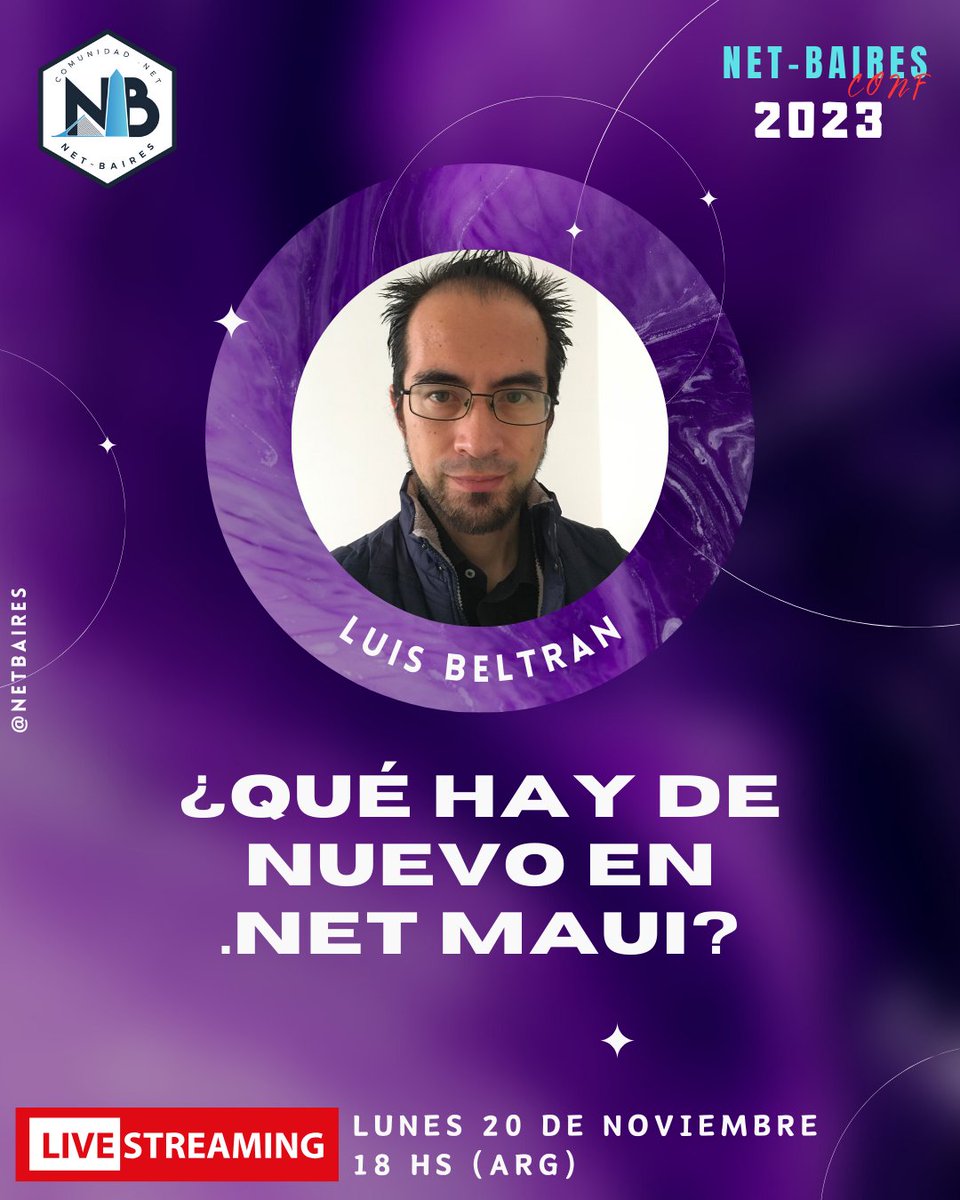 Es hoy !

netbairesconf2023.azurewebsites.net

<a href="/darkicebeam/">Luis Beltran</a> #dotnet #netbairesconf2023